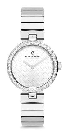 Pacomarine PM.61150.06 36 mm Gri Çelik Kordon Analog Kadın Kol Saati