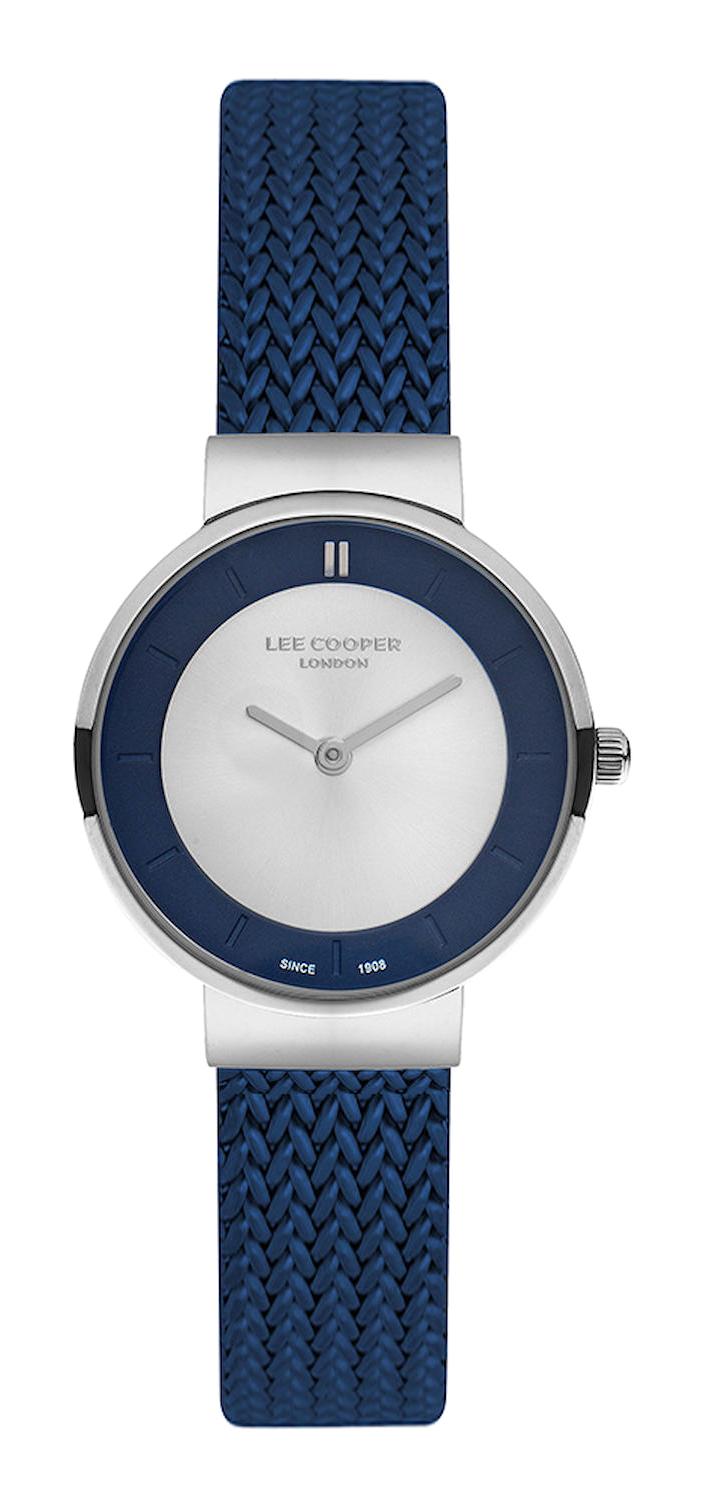 Lee Cooper LC07143.390 40 mm Lacivert Plastik Kordon Analog Kadın Kol Saati