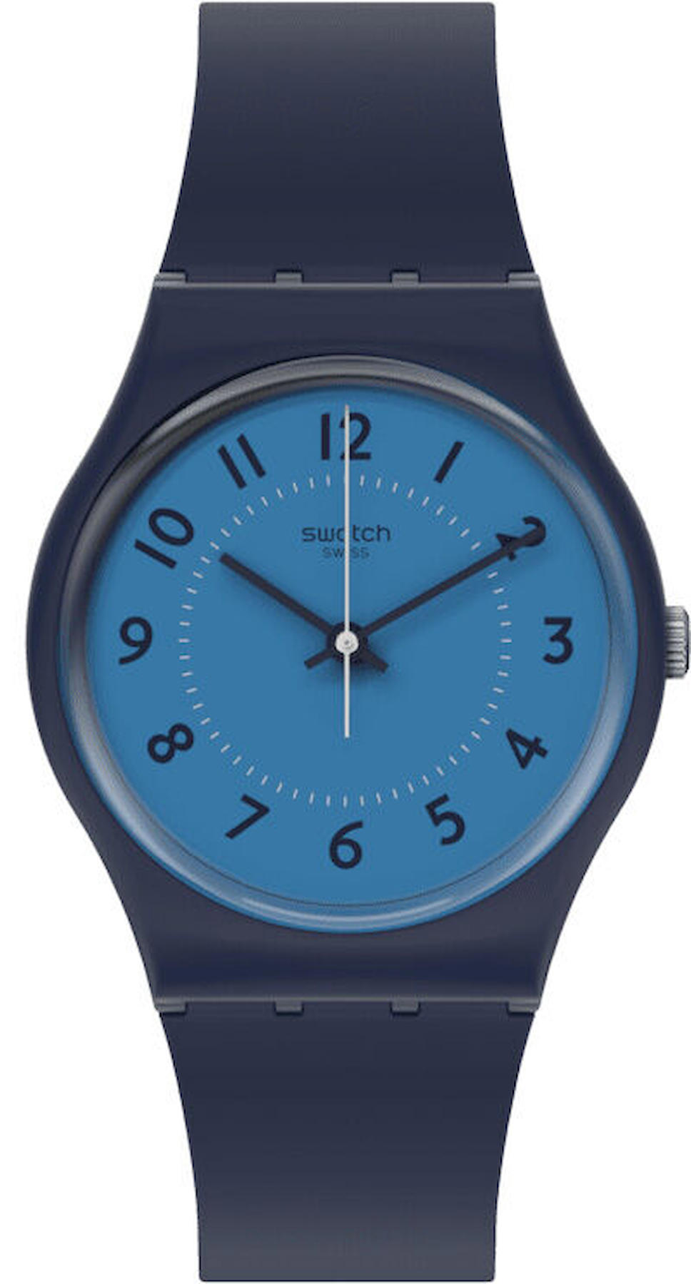 Swatch SO28N103 34 mm Mavi Biosilikon Kordon Analog Kadın Kol Saati