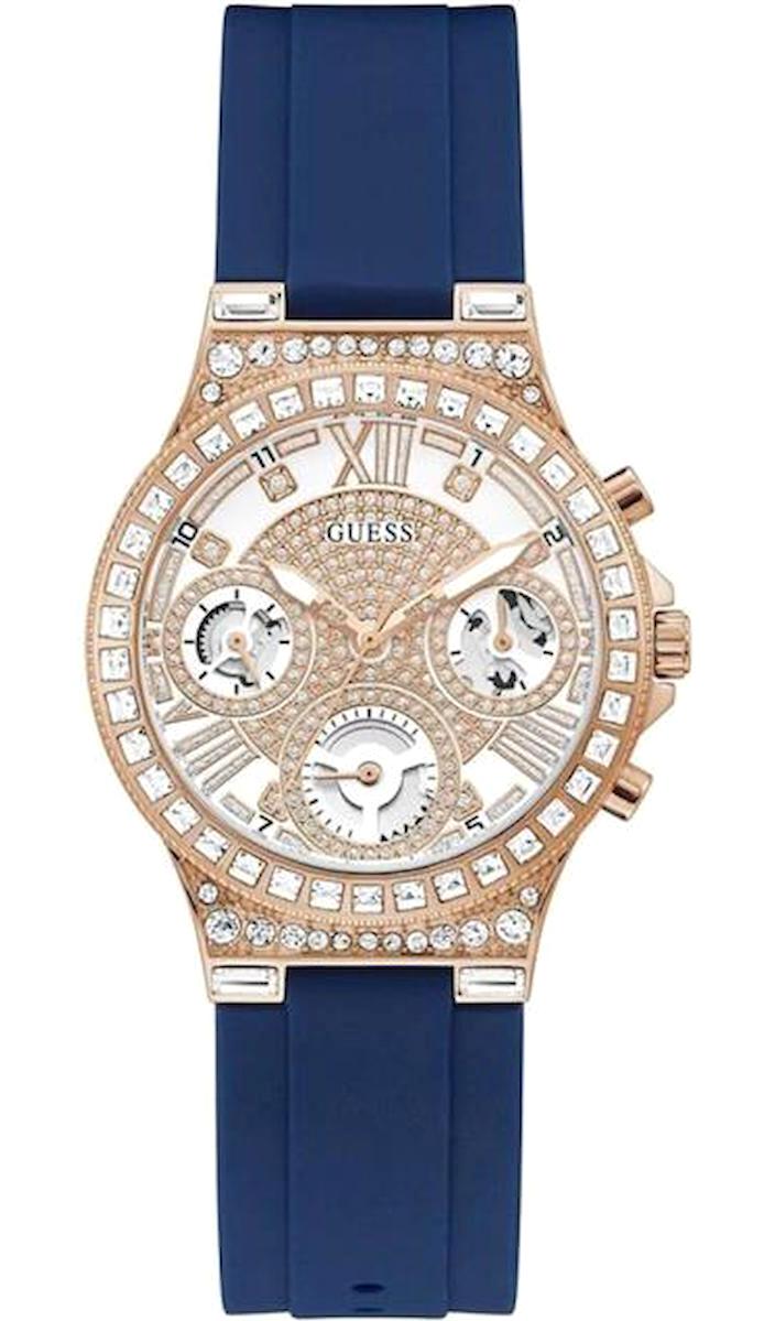 Guess GUGW0257L3 Takvimli 38 mm Lacivert Çelik Kordon Analog Kadın Kol Saati
