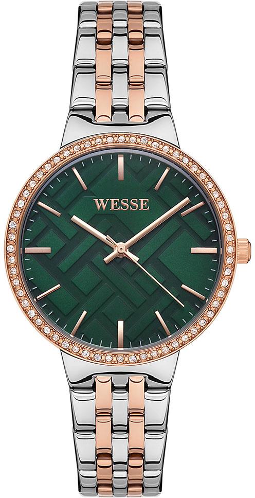 Wesse WWL110004 36 mm Gri-Rose Gold Çelik Kordon Analog Kadın Kol Saati