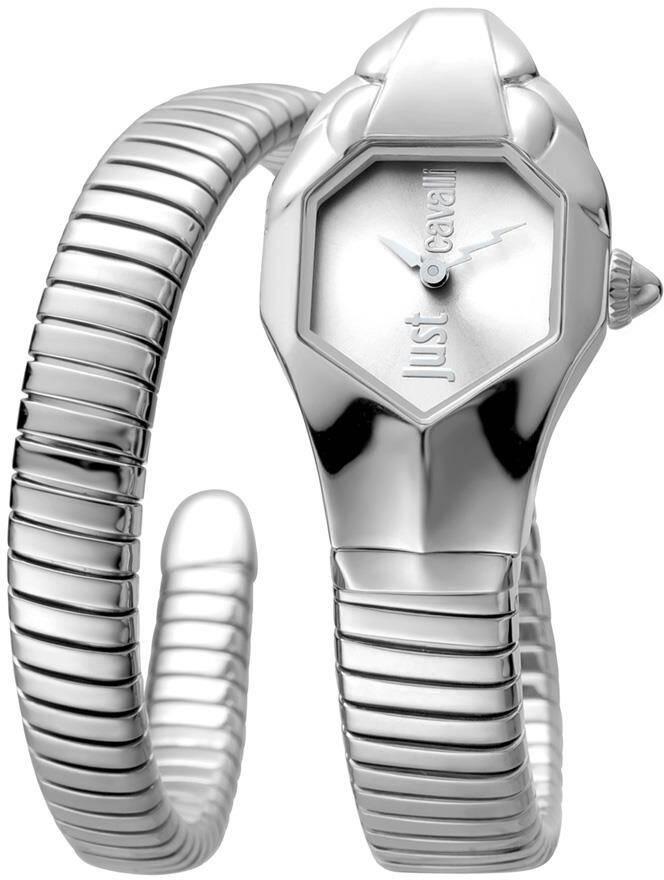 Just Cavalli JC1L001M0015 22 mm Gri Çelik Kordon Analog Kadın Kol Saati