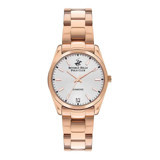 Beverly Hills Polo Club BP3301X.430 35 mm Rose Gold Kanvas Kordon Analog Kadın Kol Saati