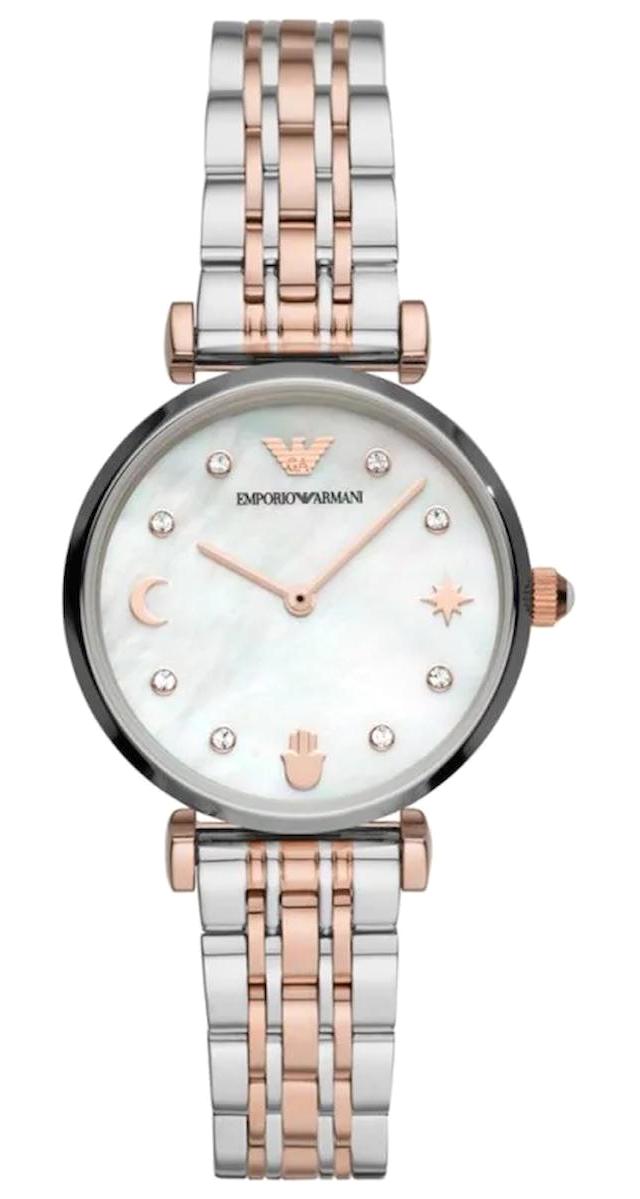 Emporio Armani AR80037 32 mm Gri-Rose Gold Çelik Kordon Analog Kadın Kol Saati