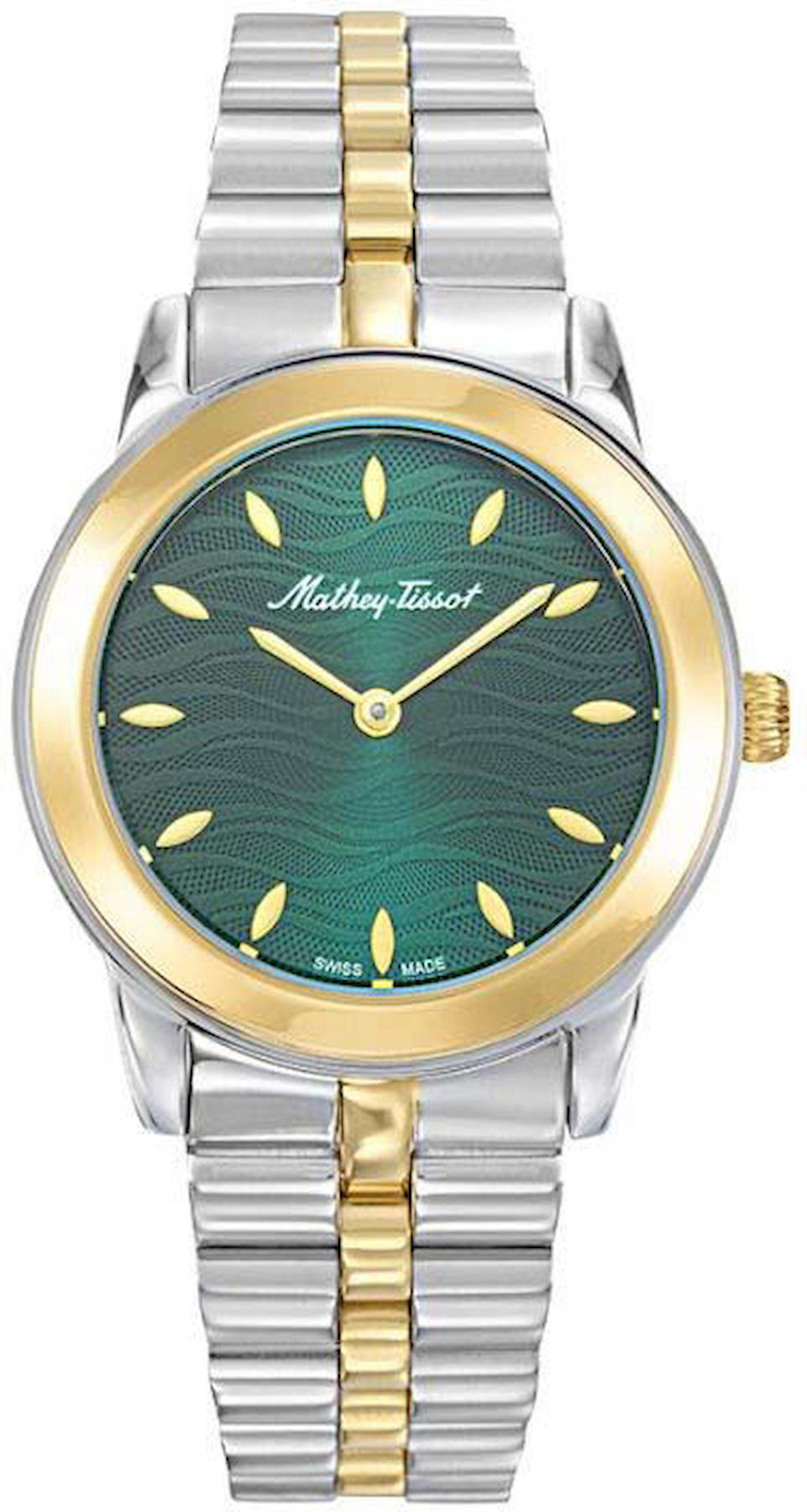 Mathey-Tissot D10860BYV 36 mm Gri Çelik Kordon Analog Kadın Kol Saati