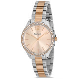 Ferrucci FCF.13886M.05 40 mm Gri-Rose Gold Metal Kordon Analog Kadın Kol Saati