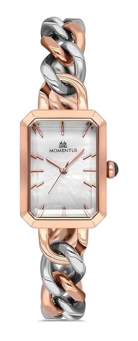 Momentus CW129T-09SR 20.5-28 mm Gri-Rose Gold Çelik Kordon Analog Kadın Kol Saati