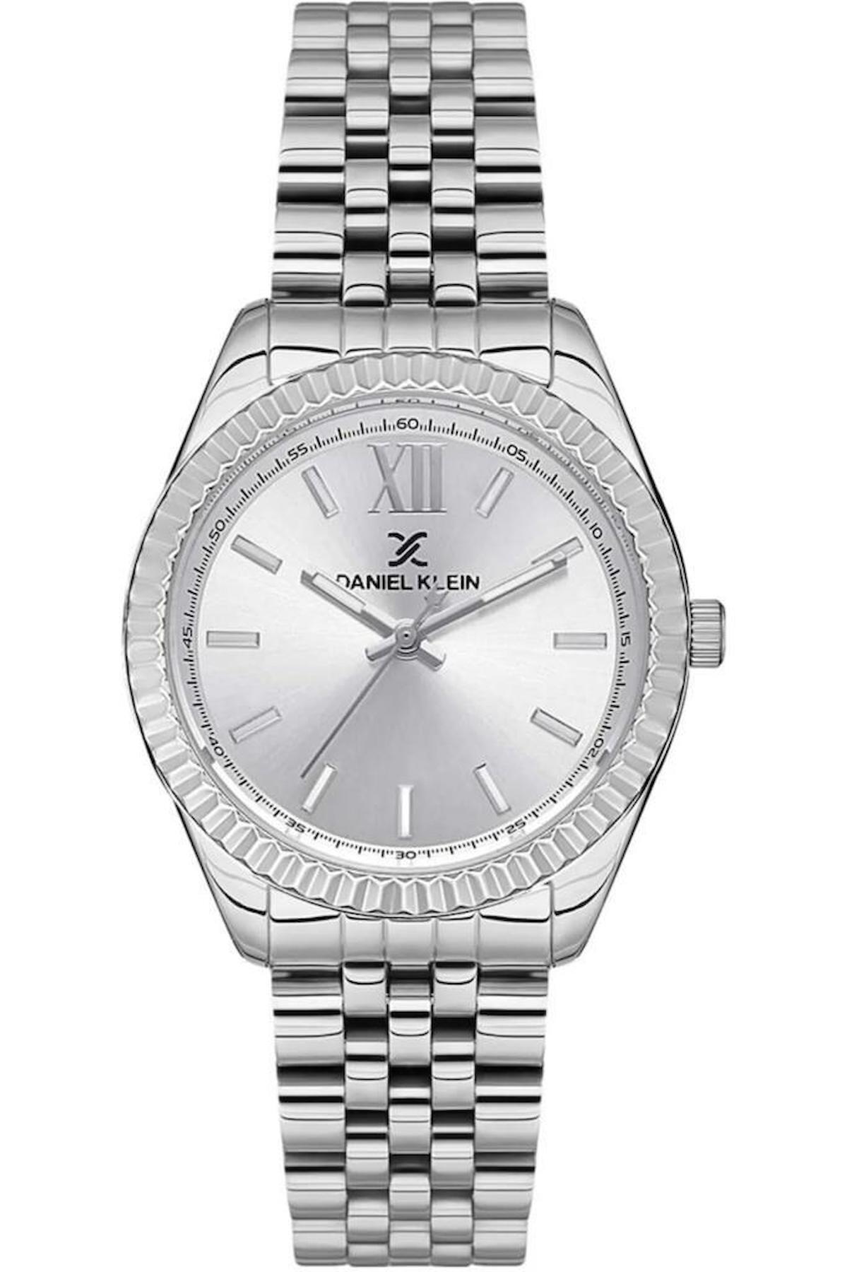Daniel Klein DKE.1.10437-1 32 mm Gri Metal Kordon Analog Kadın Kol Saati