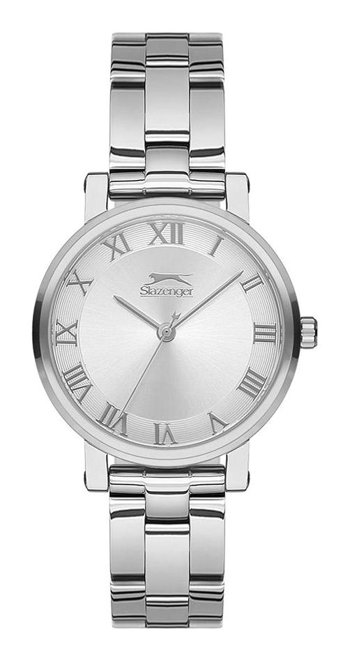 Slazenger SL.09.1577.3.01 36 mm Gri Çelik Kordon Analog Kadın Kol Saati