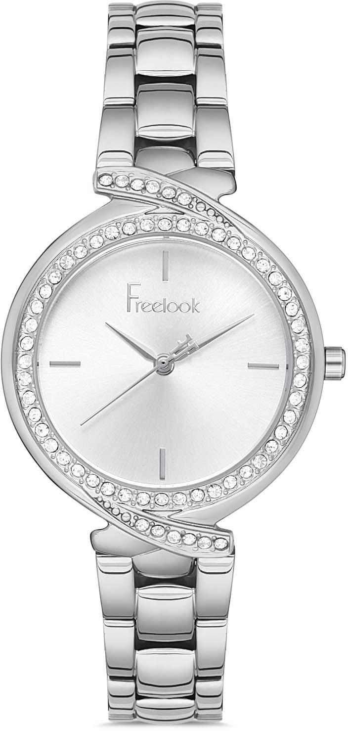 Freelook FL.1.10215.1 34 mm Gri Metal Kordon Analog Kadın Kol Saati