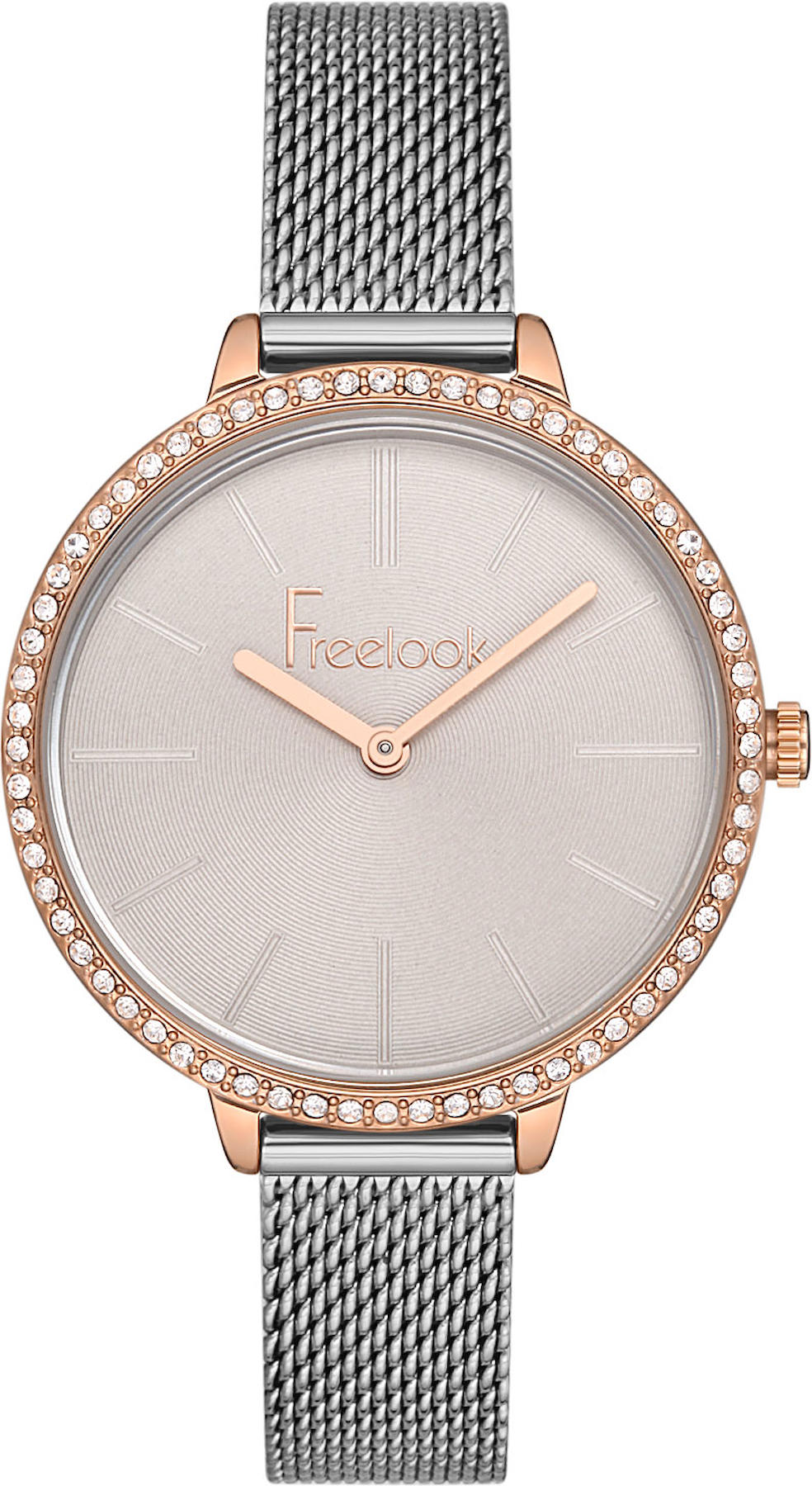 Freelook FL.1.10245.2 35 mm Gri Metal Kordon Analog Kadın Kol Saati