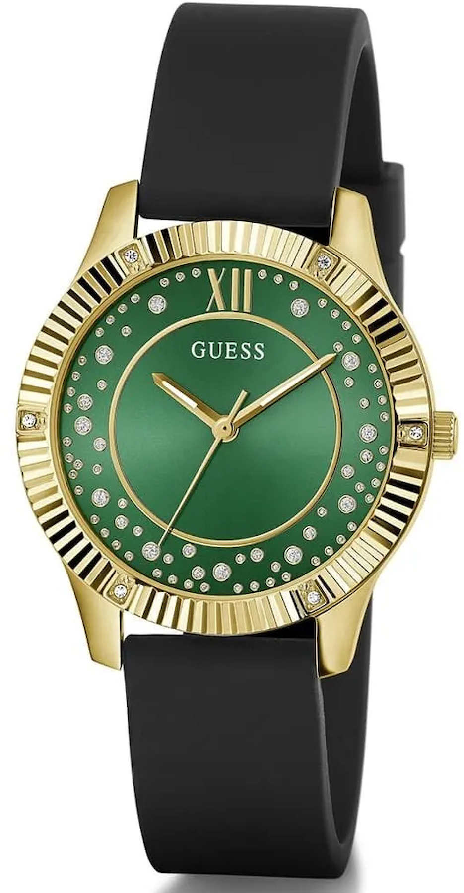 Guess GUGW0766L3 38 mm Siyah Plastik Kordon Analog Kadın Kol Saati
