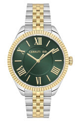 Cerruti 1881 CIWLH2229606 36 mm Altın-Gri Çelik Kordon Analog Kadın Kol Saati