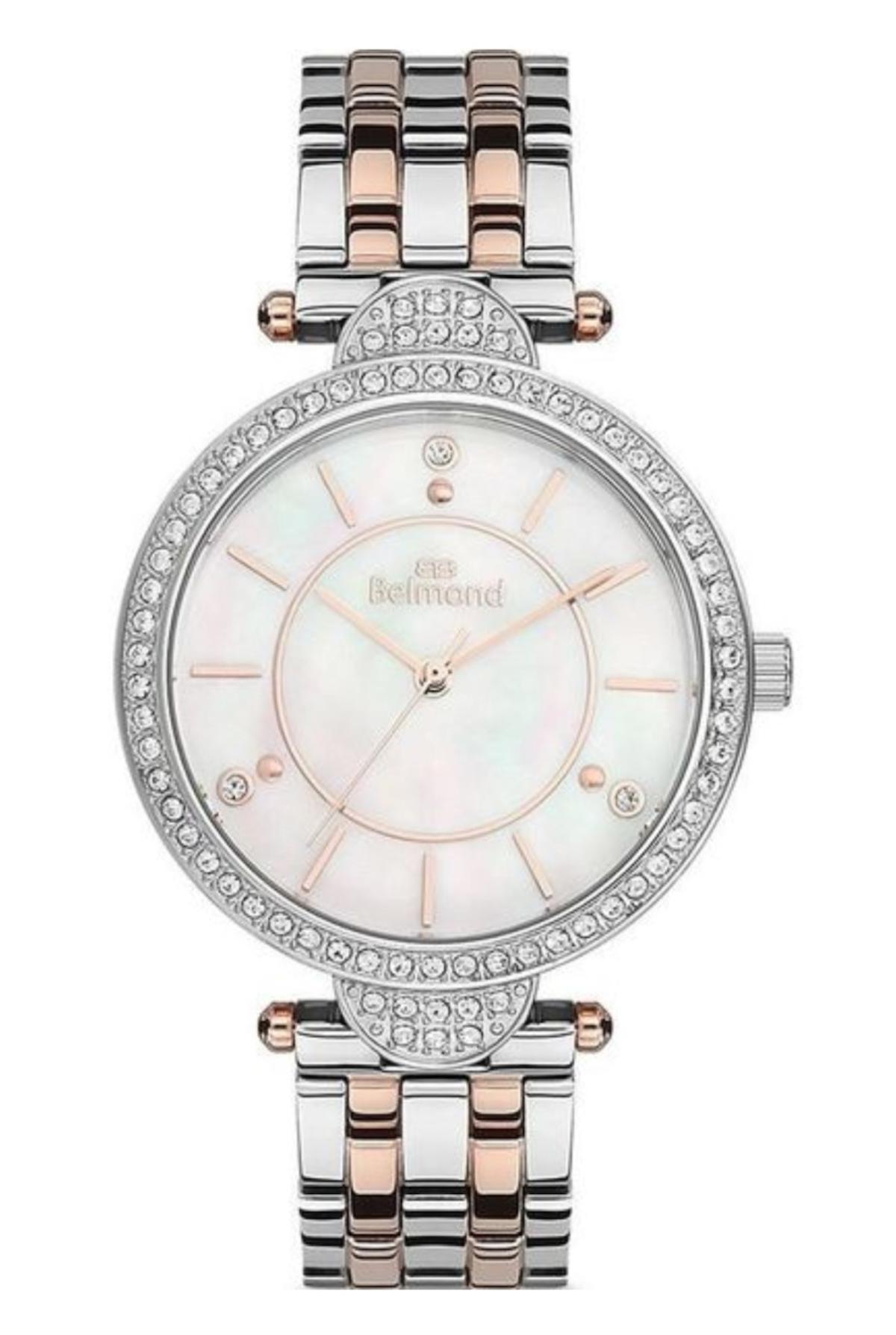 Belmond SRL682.320 34 mm Gri-Rose Gold Metal Kordon Analog Kadın Kol Saati