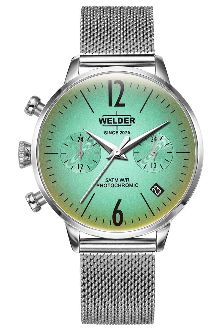 Welder Watch WWRC713 Takvimli 36 mm Gri Çelik Kordon Analog Kadın Kol Saati