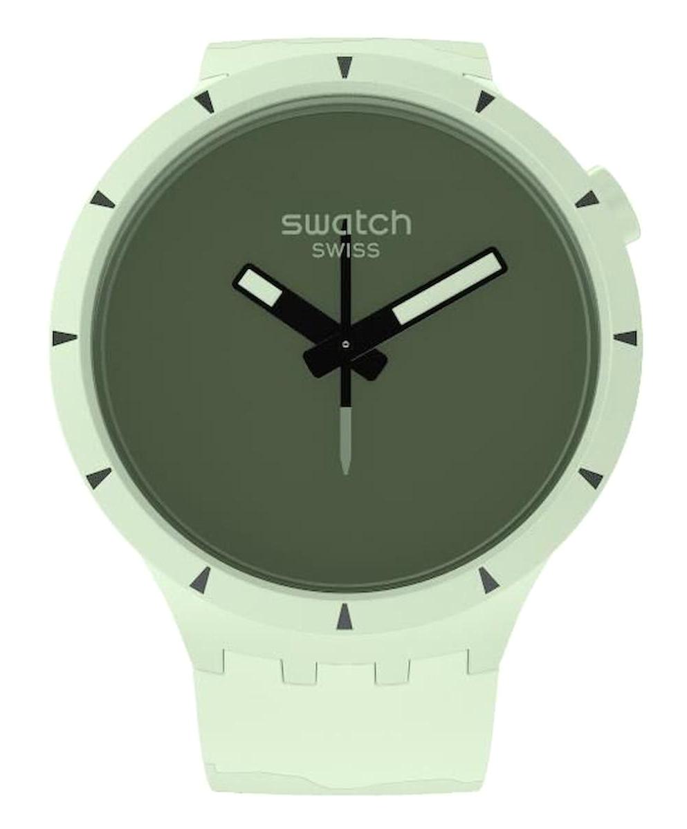 Swatch SB03G100 47 mm Yeşil Metal Kordon Analog Kadın Kol Saati