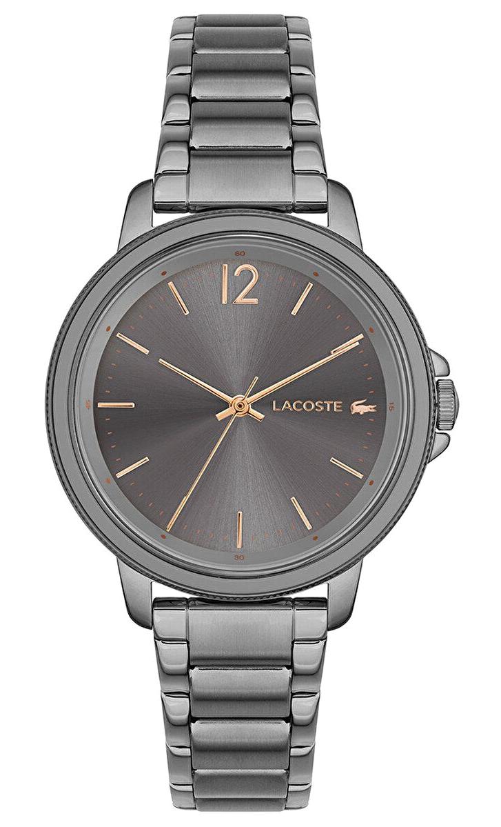 Lacoste LAC2001220 38 mm Gri Çelik Kordon Analog Kadın Kol Saati