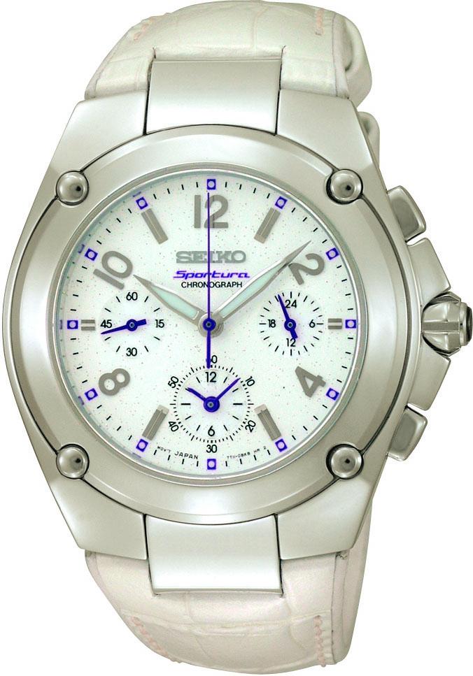 Seiko SRW891P Takvimli 34 mm Beyaz Deri Kordon Analog Kadın Kol Saati
