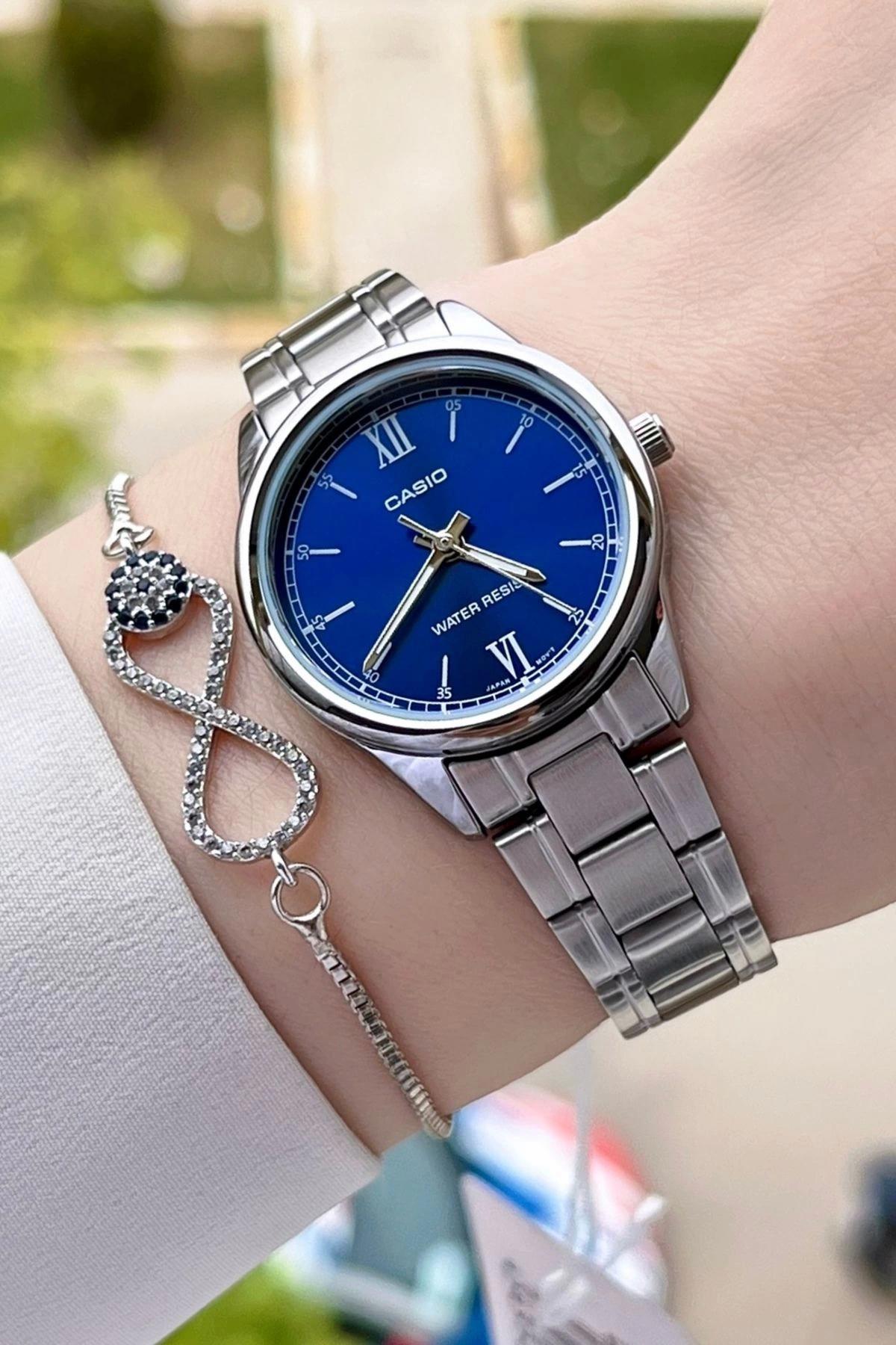 Casio CSISTE26 Takvimli 30 mm Gri Çelik Kordon Analog Kadın Kol Saati
