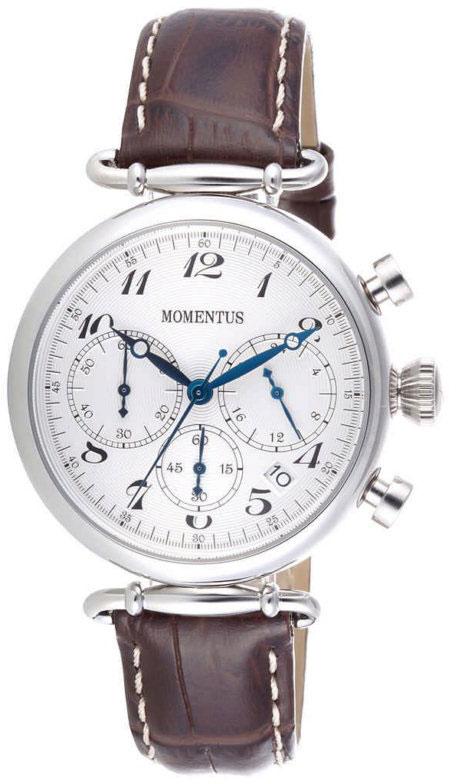 Momentus TC250S-02KS Takvimli 40 mm Kahverengi Deri Kordon Analog Kadın Kol Saati