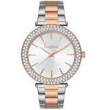 Freelook FL.1.10270.4 38 mm Gri-Rose Gold Çelik Kordon Analog Kadın Kol Saati
