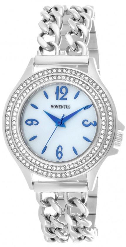 Momentus DW297S-09SS 38 mm Gri Çelik Kordon Analog Kadın Kol Saati