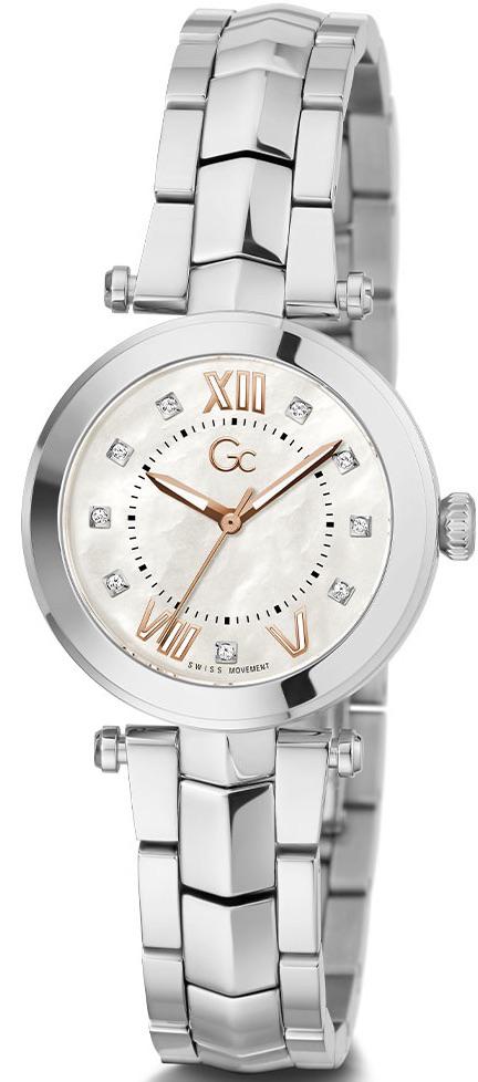 Guess GCY93005L1MF 34 mm Gri Çelik Kordon Analog Kadın Kol Saati