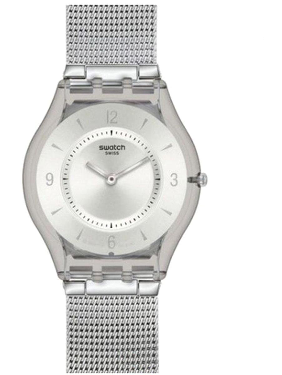 Swatch SFM118M 47 mm Gri Metal Kordon Analog Kadın Kol Saati