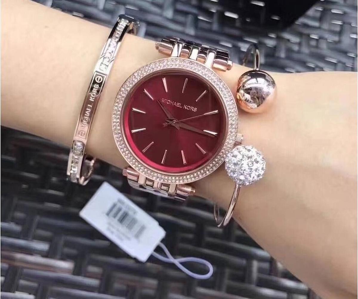 Michael Kors MK3378 39 mm Rose Gold Çelik Kordon Analog Kadın Kol Saati