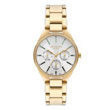 Lee Cooper LC07863.170 Takvimli 40 mm Altın Çelik Kordon Analog Kadın Kol Saati