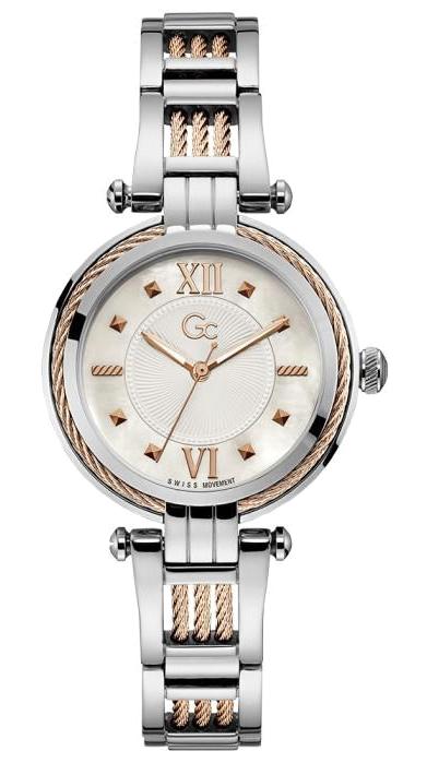 Guess GCY56003L1MF 36 mm Gri-Rose Gold Çelik Kordon Analog Kadın Kol Saati