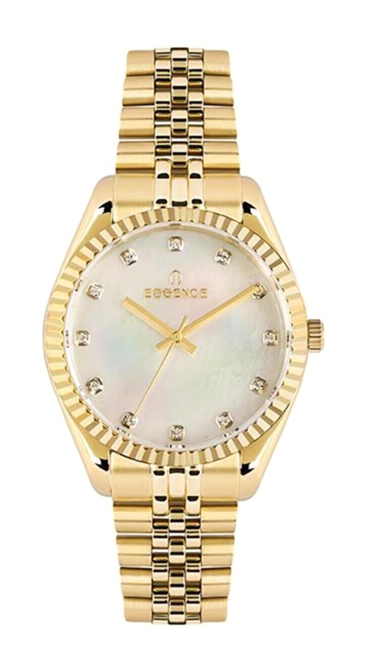 Essence ES6590ME.120 32 mm Altın Çelik Kordon Analog Kadın Kol Saati
