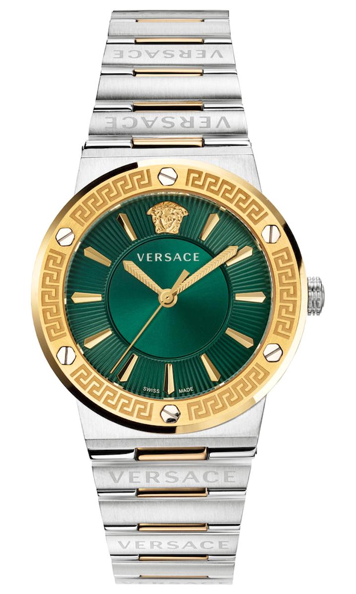 Versace VRSCVEVH00720 38 mm Gri Çelik Kordon Analog Kadın Kol Saati