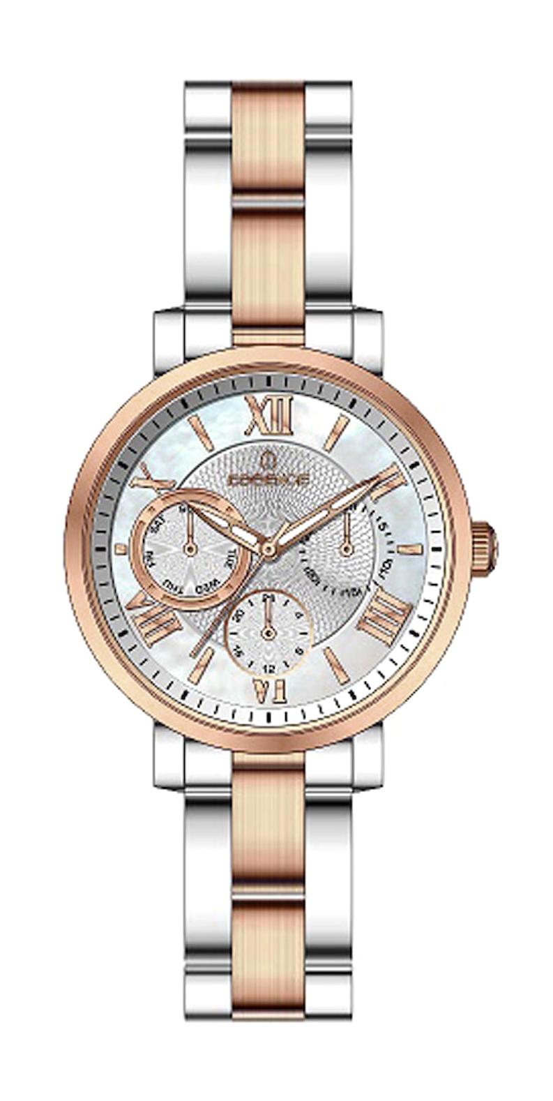 Essence ES6675FE.520 34 mm Altın-Gri Çelik Kordon Analog Kadın Kol Saati