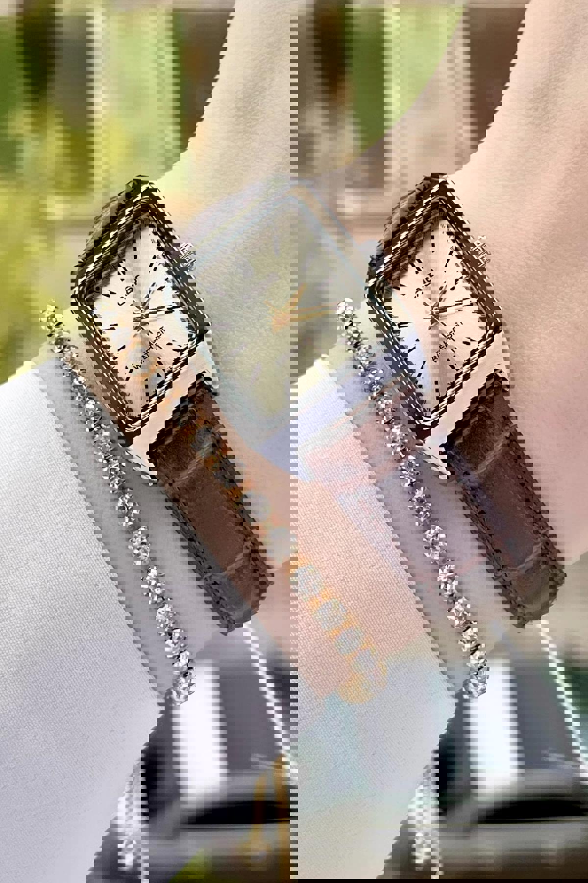 Casio CSISTE46 22 mm Kahverengi Deri Kordon Analog Kadın Kol Saati