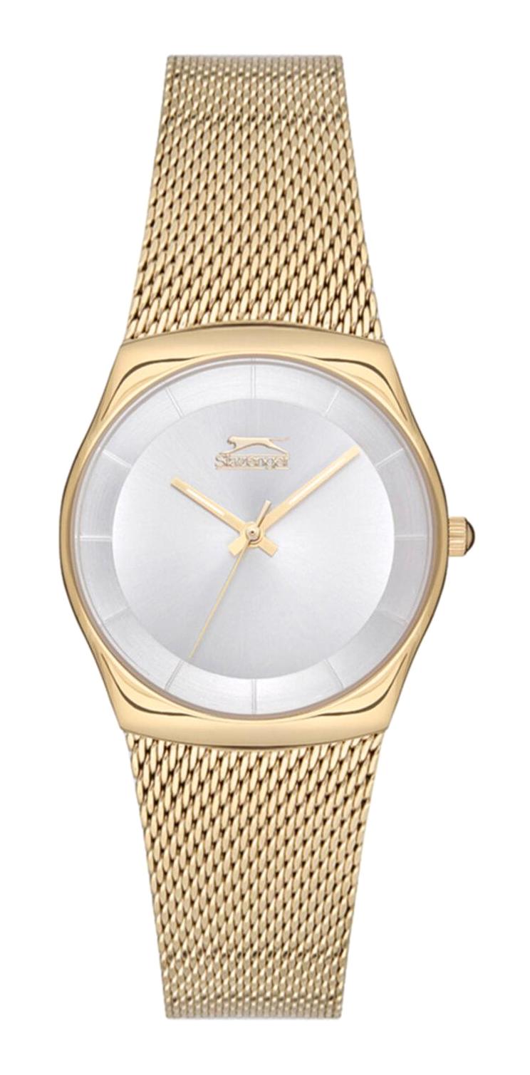 Slazenger SL.09.1841.3.05 34 mm Altın Çelik Kordon Analog Kadın Kol Saati