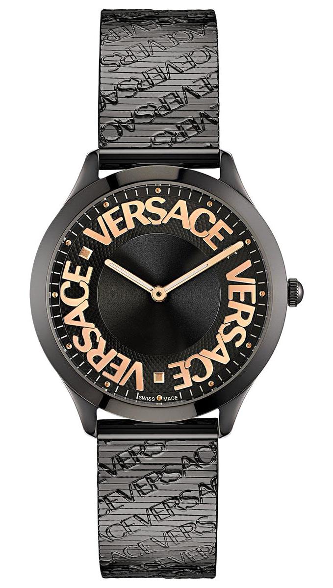 Versace VRSCVE2O00622 38 mm Siyah Çelik Kordon Analog Kadın Kol Saati