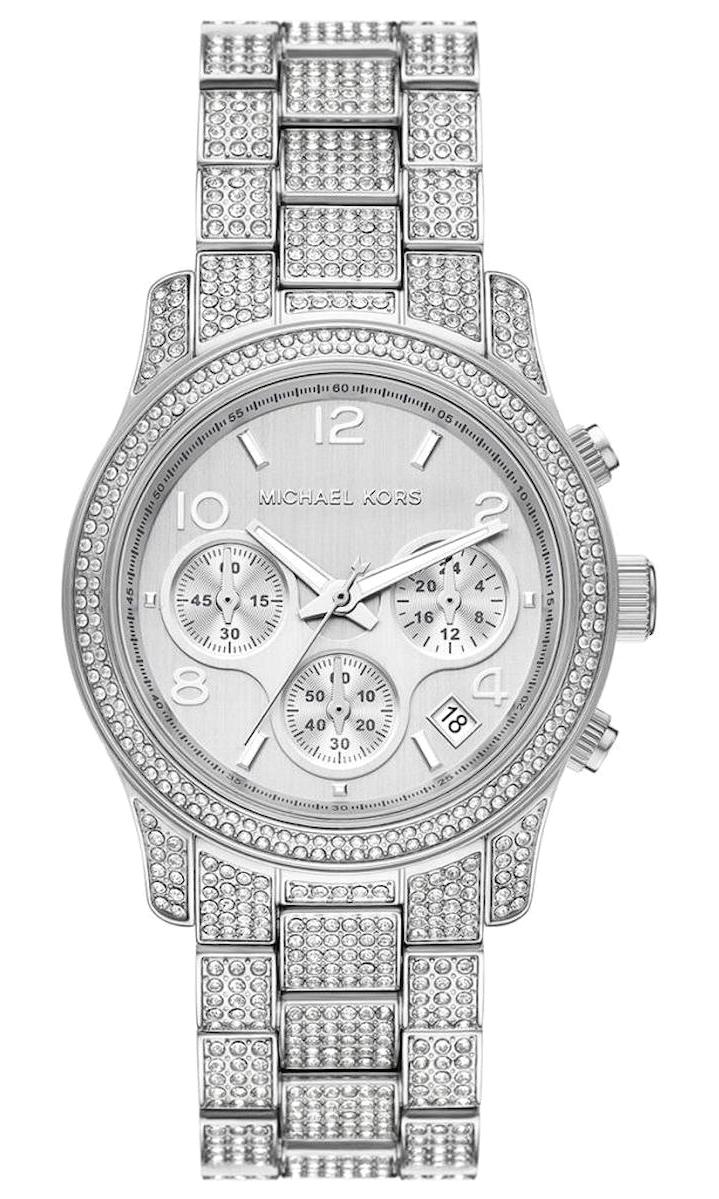 Michael Kors MK7434 Takvimli 38 mm Gri Çelik Kordon Analog Kadın Kol Saati
