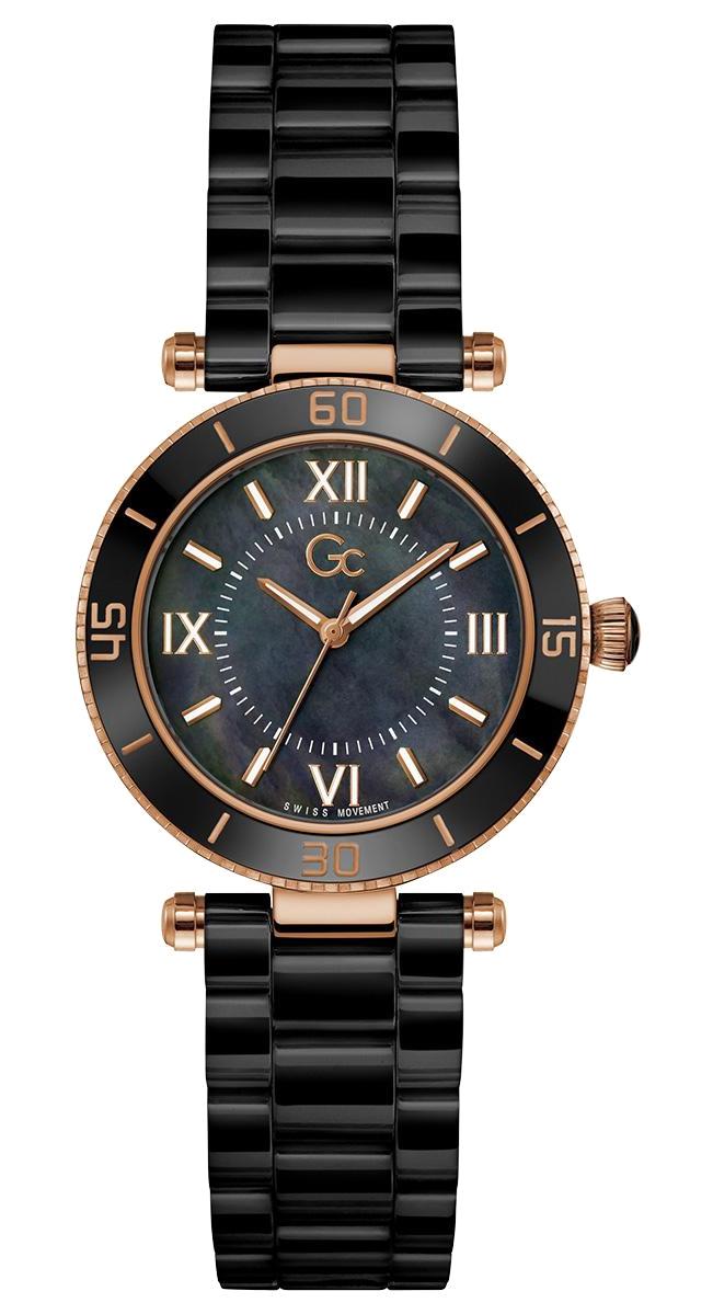 Guess GCZ05006L2MF 34 mm Siyah Çelik Kordon Analog Kadın Kol Saati