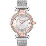 Freelook FL.1.10207.2 36 mm Gri Çelik Kordon Analog Kadın Kol Saati