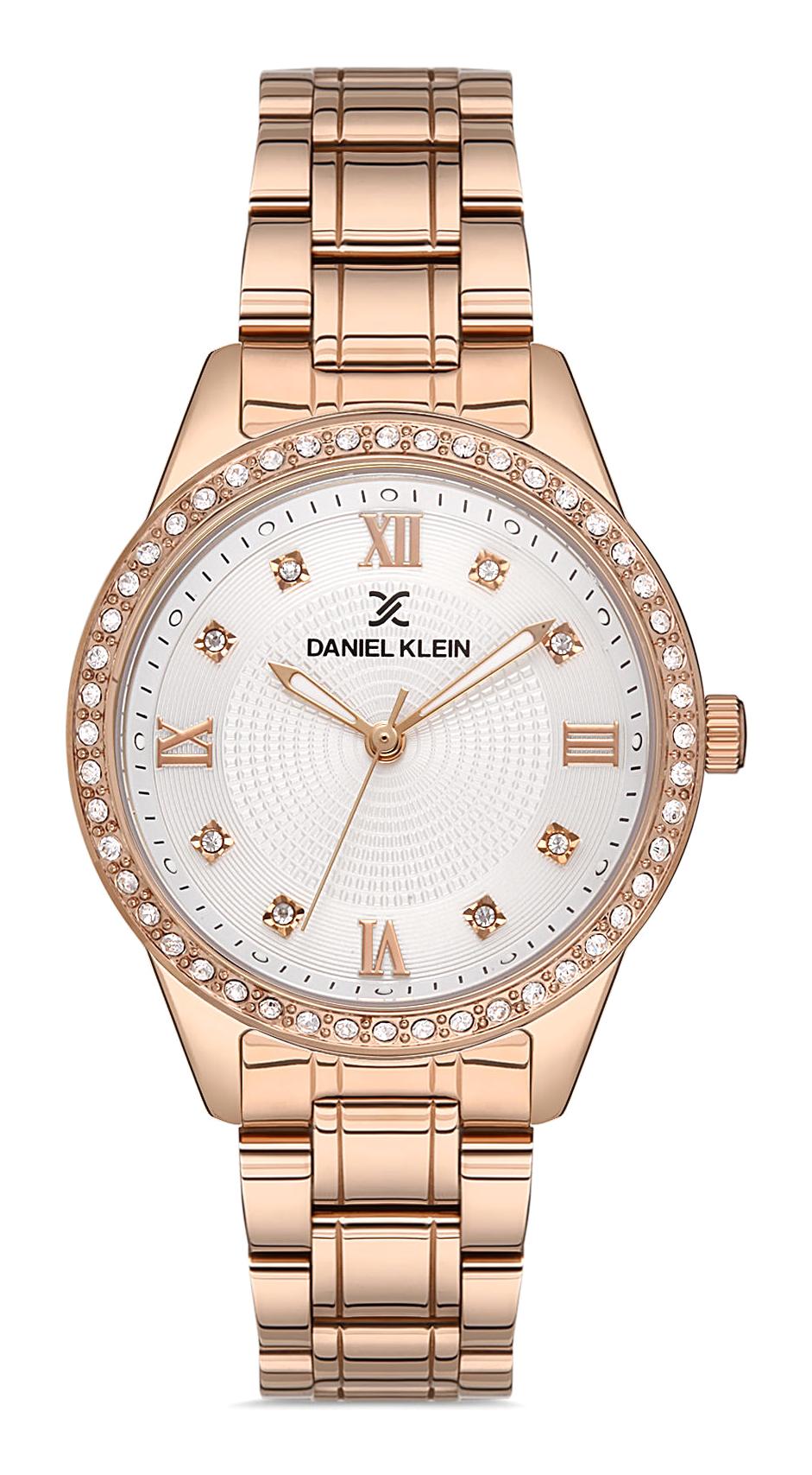 Daniel Klein DK.1.12906.7 34 mm Rose Gold Metal Kordon Analog Kadın Kol Saati