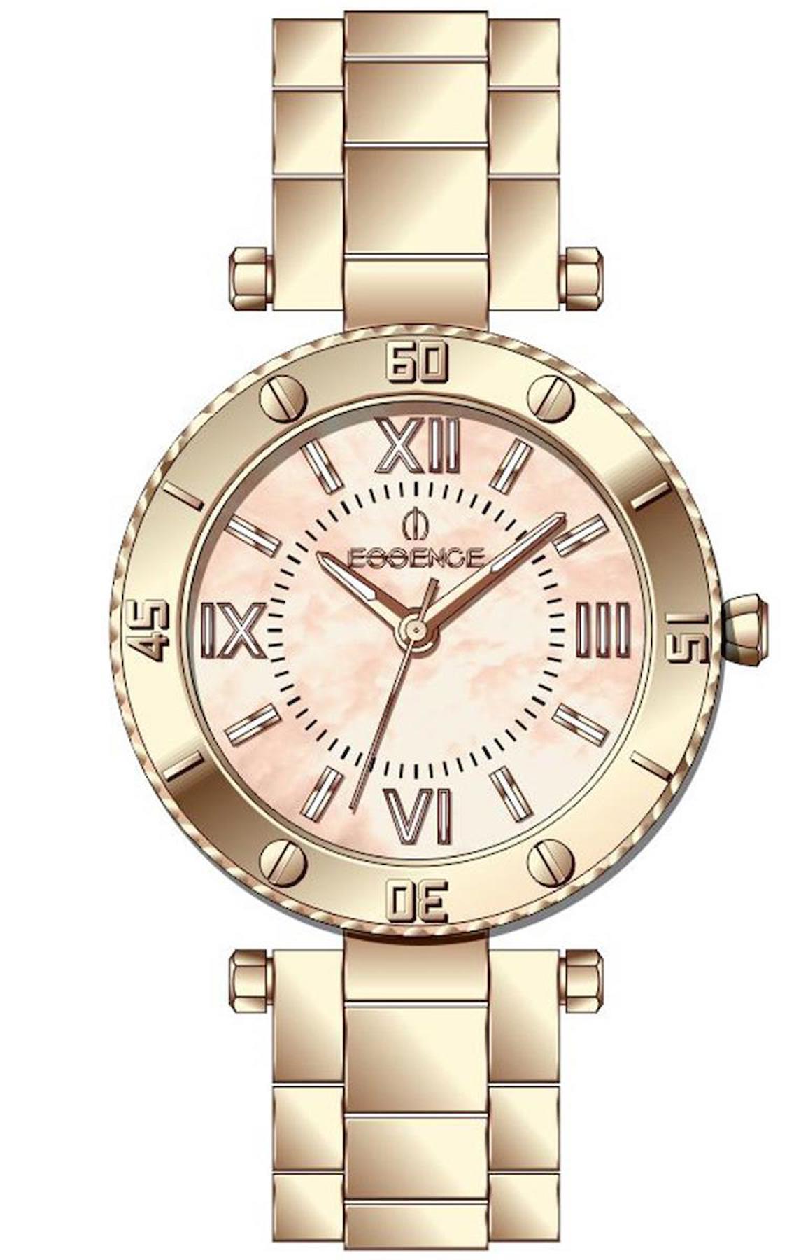 Essence ES6804FE.410 36 mm Altın Çelik Kordon Analog Kadın Kol Saati
