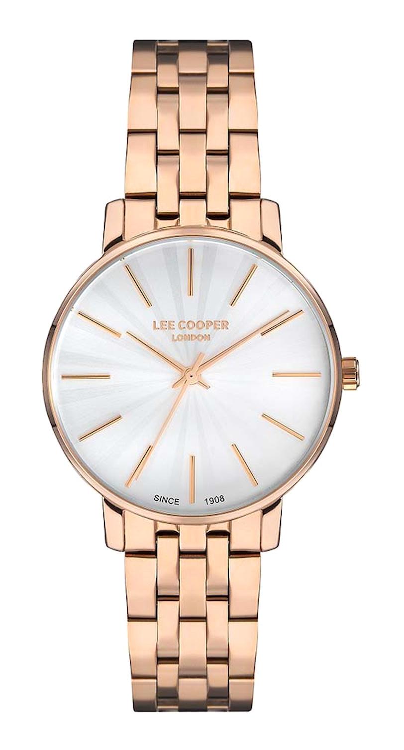 Lee Cooper LC07338.430 40 mm Rose Gold Plastik Kordon Analog Kadın Kol Saati