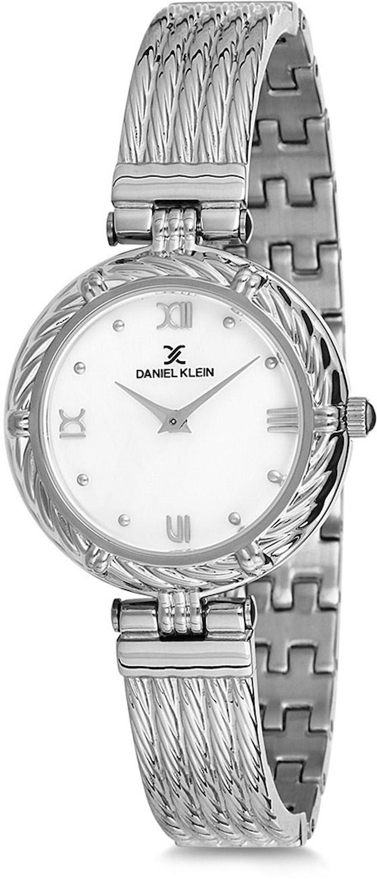 Daniel Klein DK01441B-01 30 mm Gri Çelik Kordon Analog Kadın Kol Saati