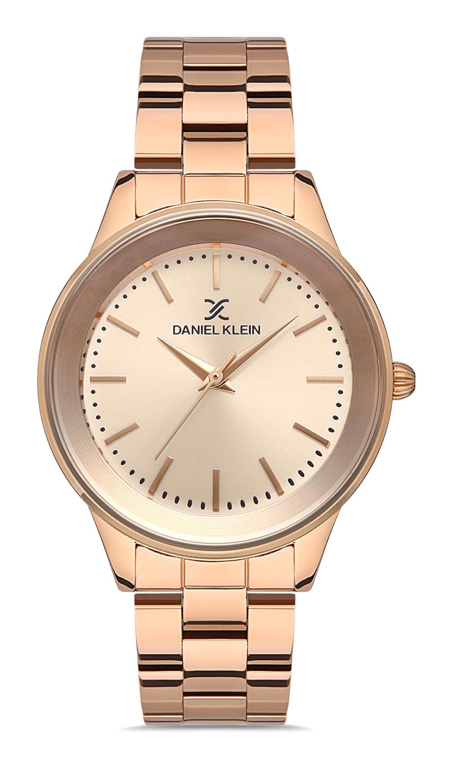 Daniel Klein DKE.1.10477.6 34 mm Rose Gold Metal Kordon Analog Kadın Kol Saati