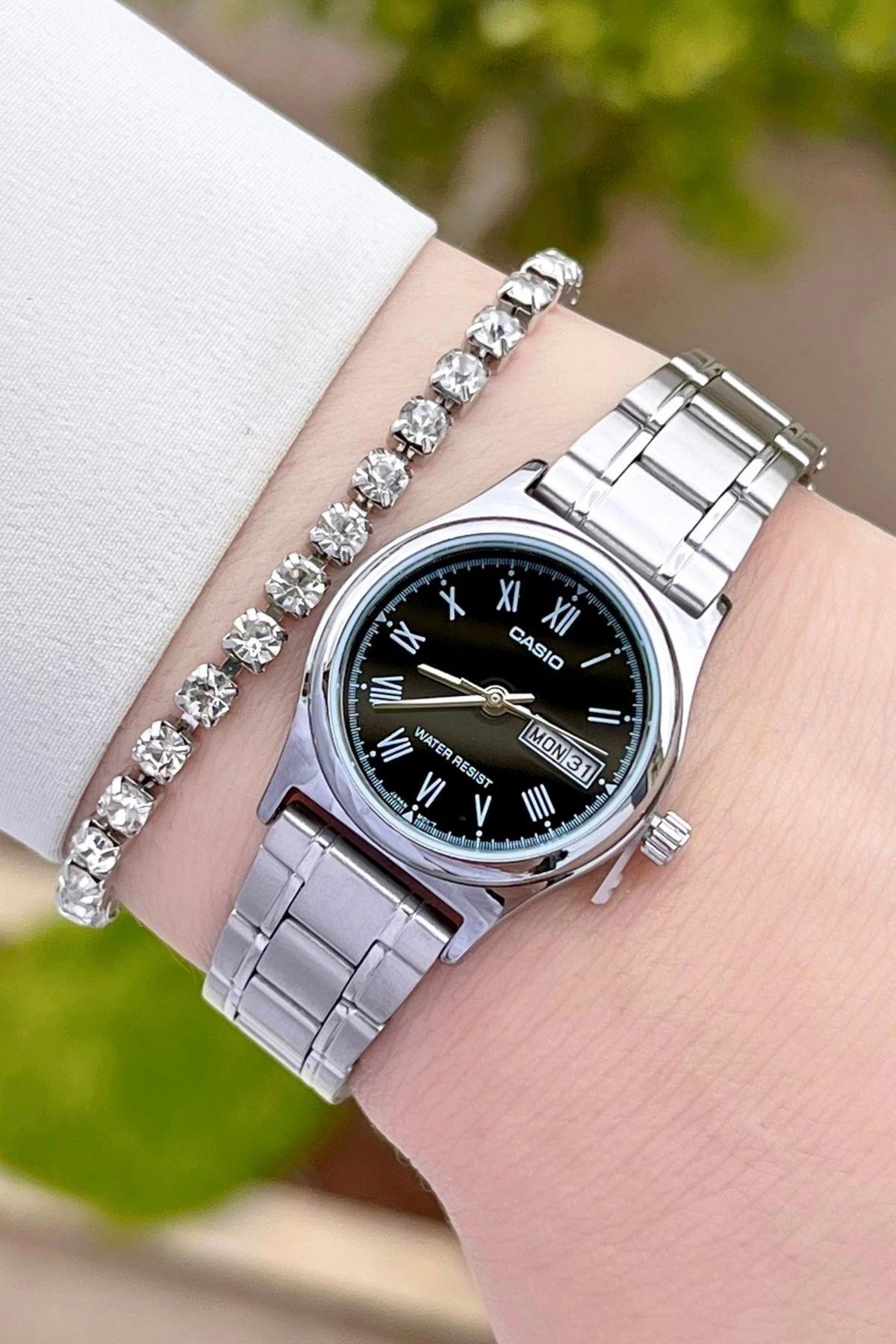 Casio CSISTE27 25 mm Kahverengi Deri Kordon Analog Kadın Kol Saati