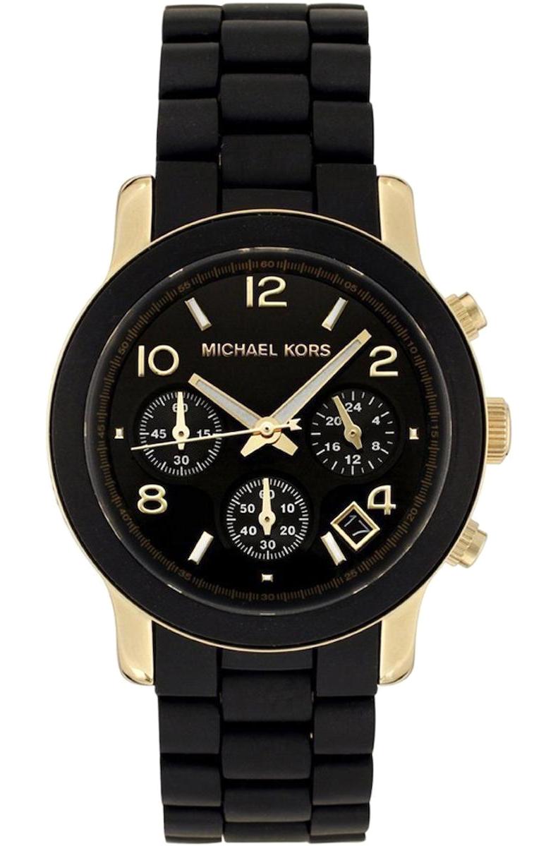 Michael Kors MK5191 Takvimli 38 mm Siyah Silikon Kordon Analog Kadın Kol Saati