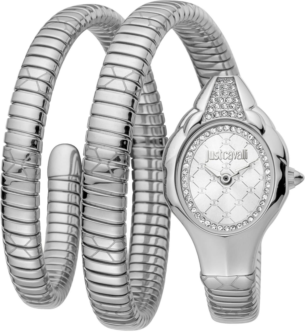 Just Cavalli JC1L189M0015 22 mm Gri Çelik Kordon Analog Kadın Kol Saati