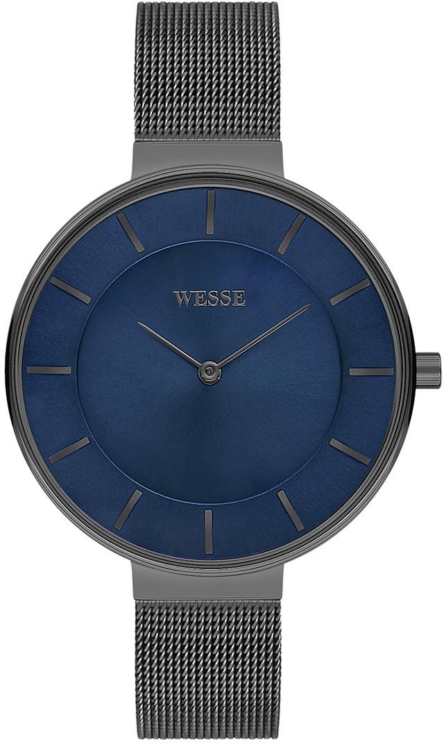 Wesse WWL1001-17 38 mm Siyah Çelik Kordon Analog Kadın Kol Saati
