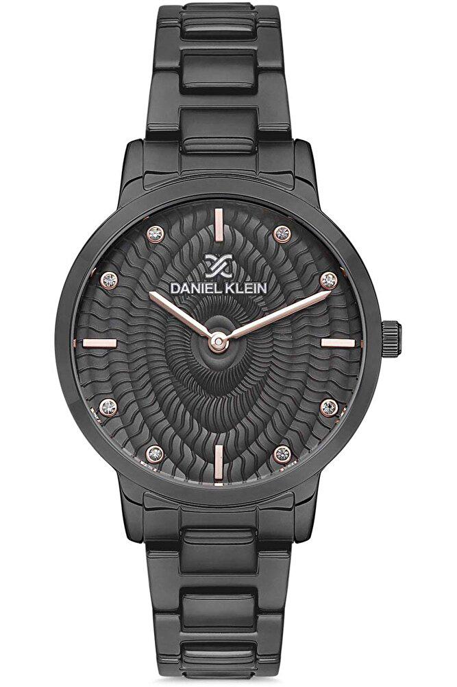 Daniel Klein DK013160G-06 35 mm Siyah Metal Kordon Analog Kadın Kol Saati